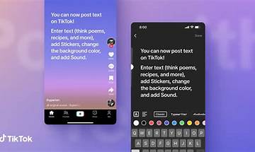 Photo-generated information ｜ ｜TikTok introduces plain text function, and users can express themselves in more diverse ways.